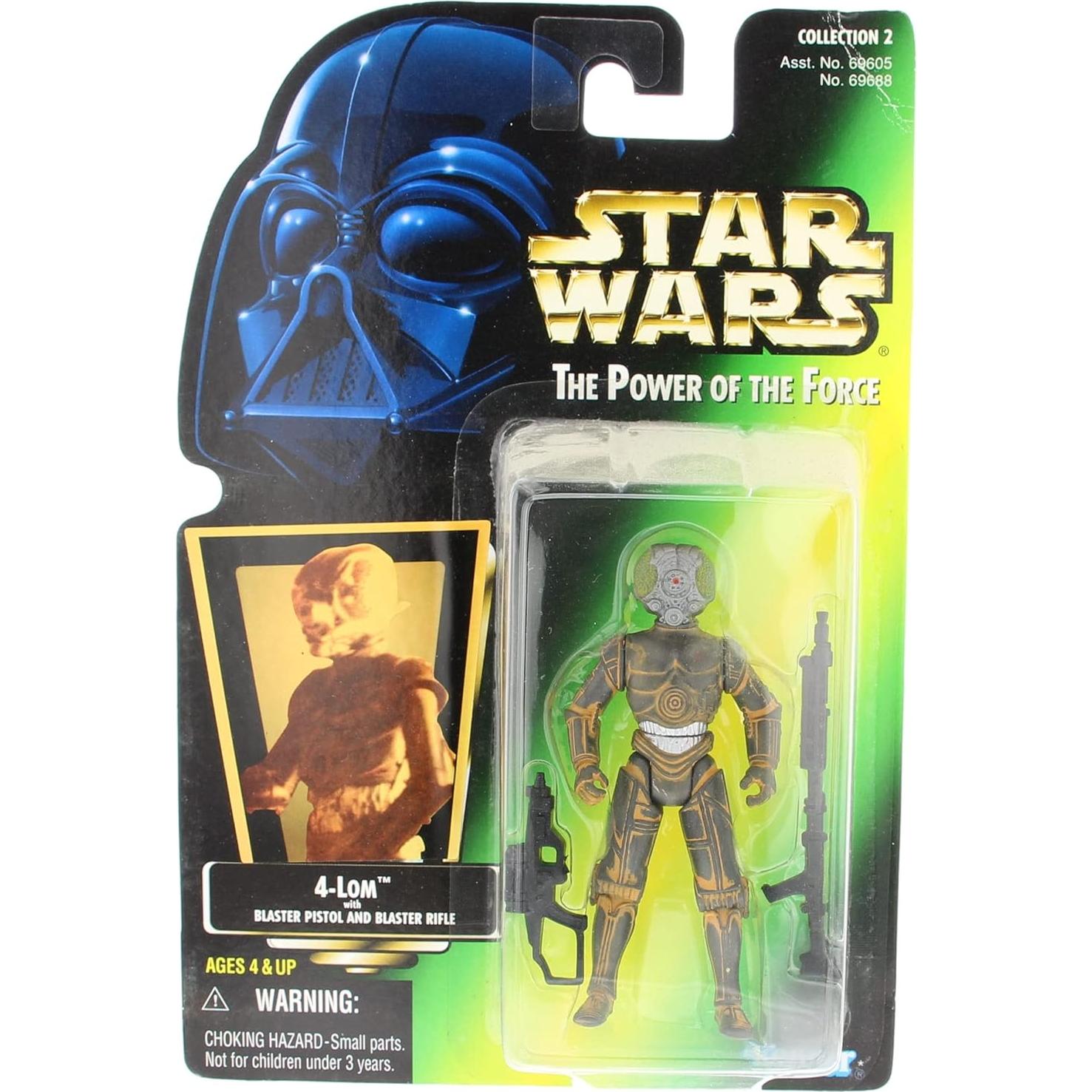 Figura de Acción Star Wars 4-Lom Kenner 1997 9.5 cm