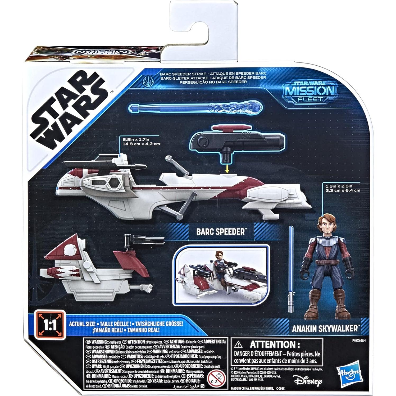 Figura y Vehículo Anakin Skywalker BARC Speeder 6.35 cm Hasbro