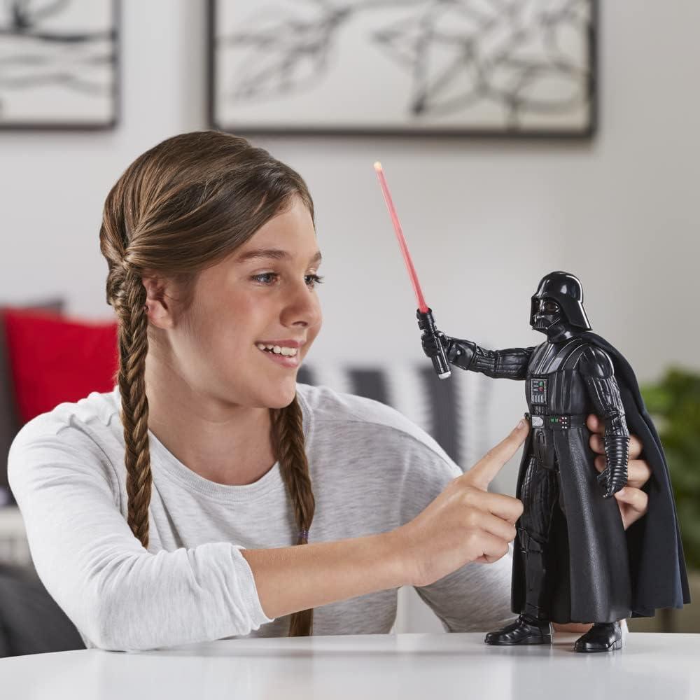 Figura de acción Darth Vader 30 cm Hasbro interactiva luces y sonidos
