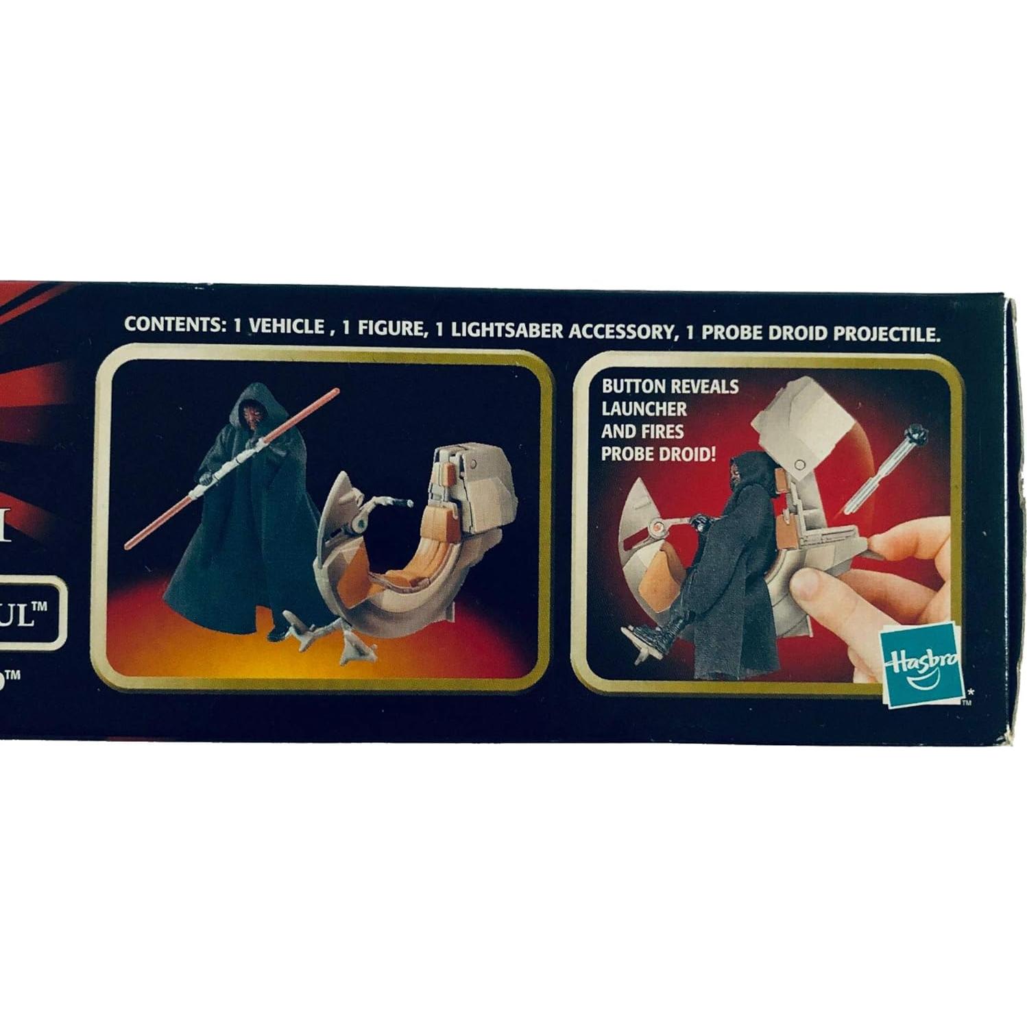 Star Wars Speeder Sith y Figura de Acción Darth Maul 9.5 cm