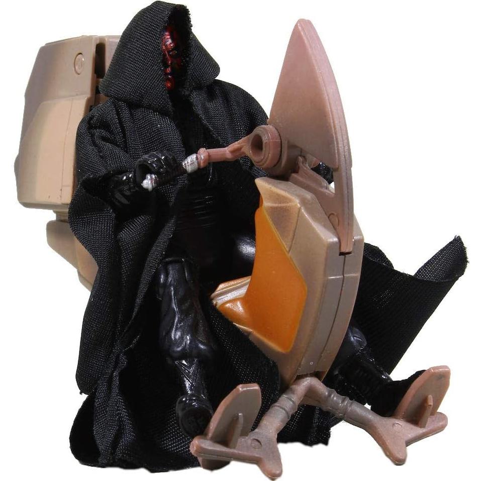 Star Wars Speeder Sith y Figura de Acción Darth Maul 9.5 cm