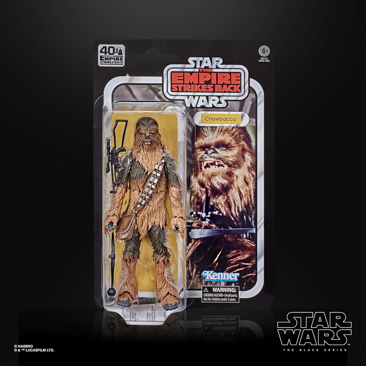 Figura Chewbacca 15 cm Star Wars La Serie Negra 40 Aniversario