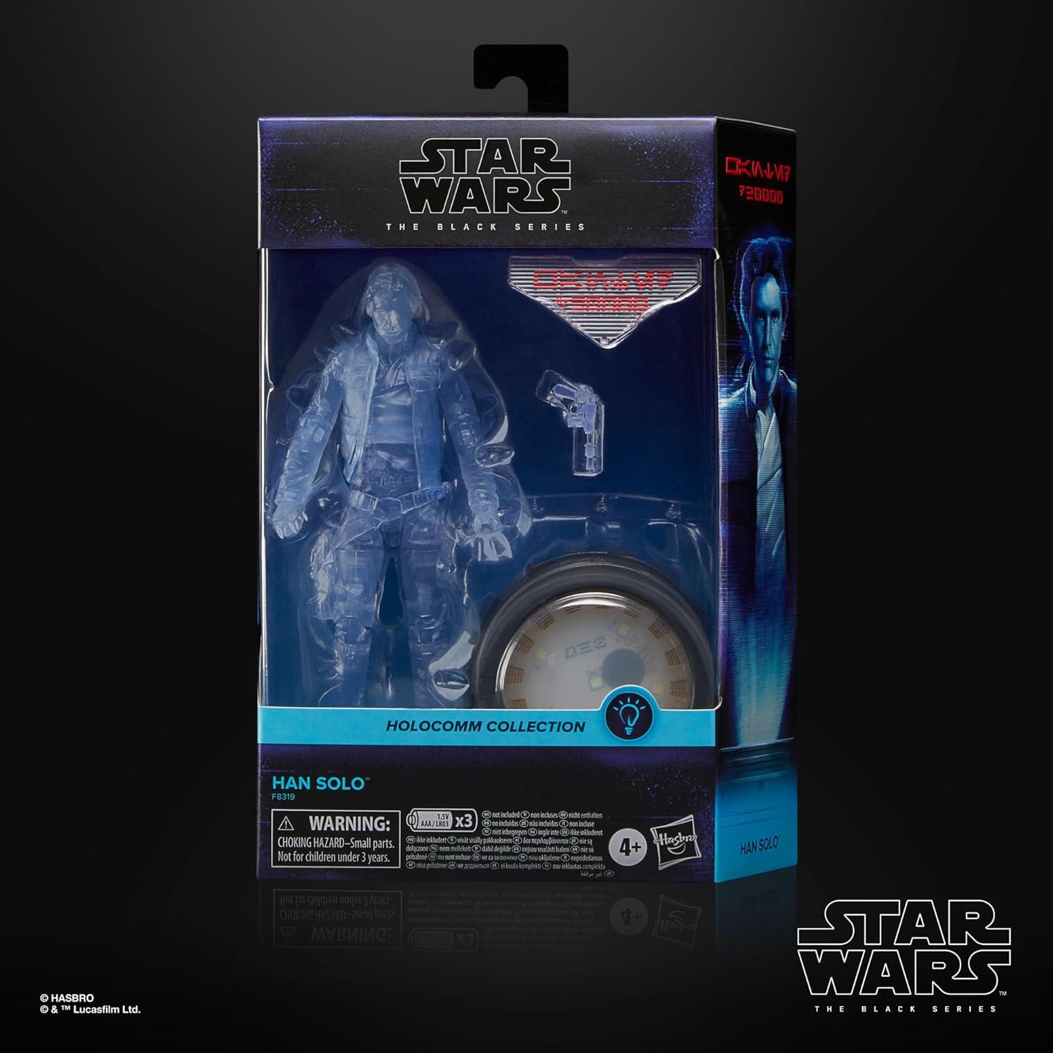 Figura de acción Han Solo Holocomm Star Wars 15 cm Hasbro