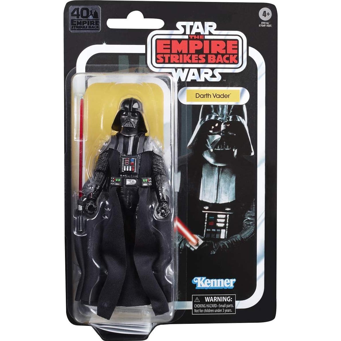 Figura Coleccionable Darth Vader 6" Star Wars Hasbro 40 Aniversario