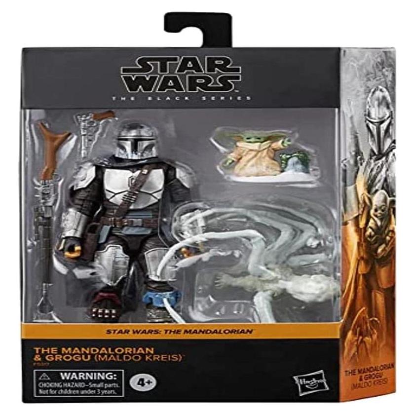 Figuras Star Wars Black Series Mandaloriano y Grogu 15.24 cm