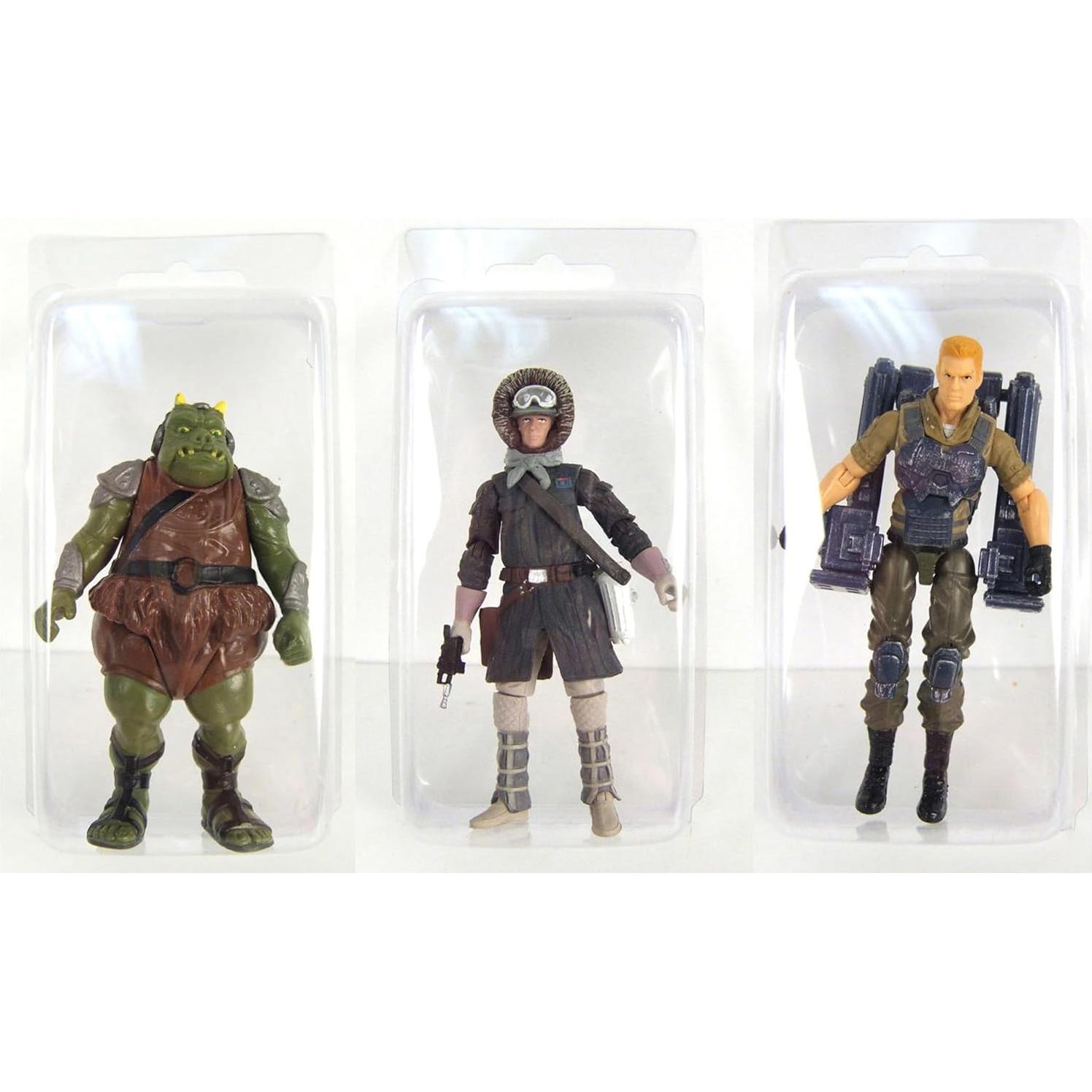 Caja de Almacenamiento Clamshell Protech SSAFBLARGE - Paquete de 10