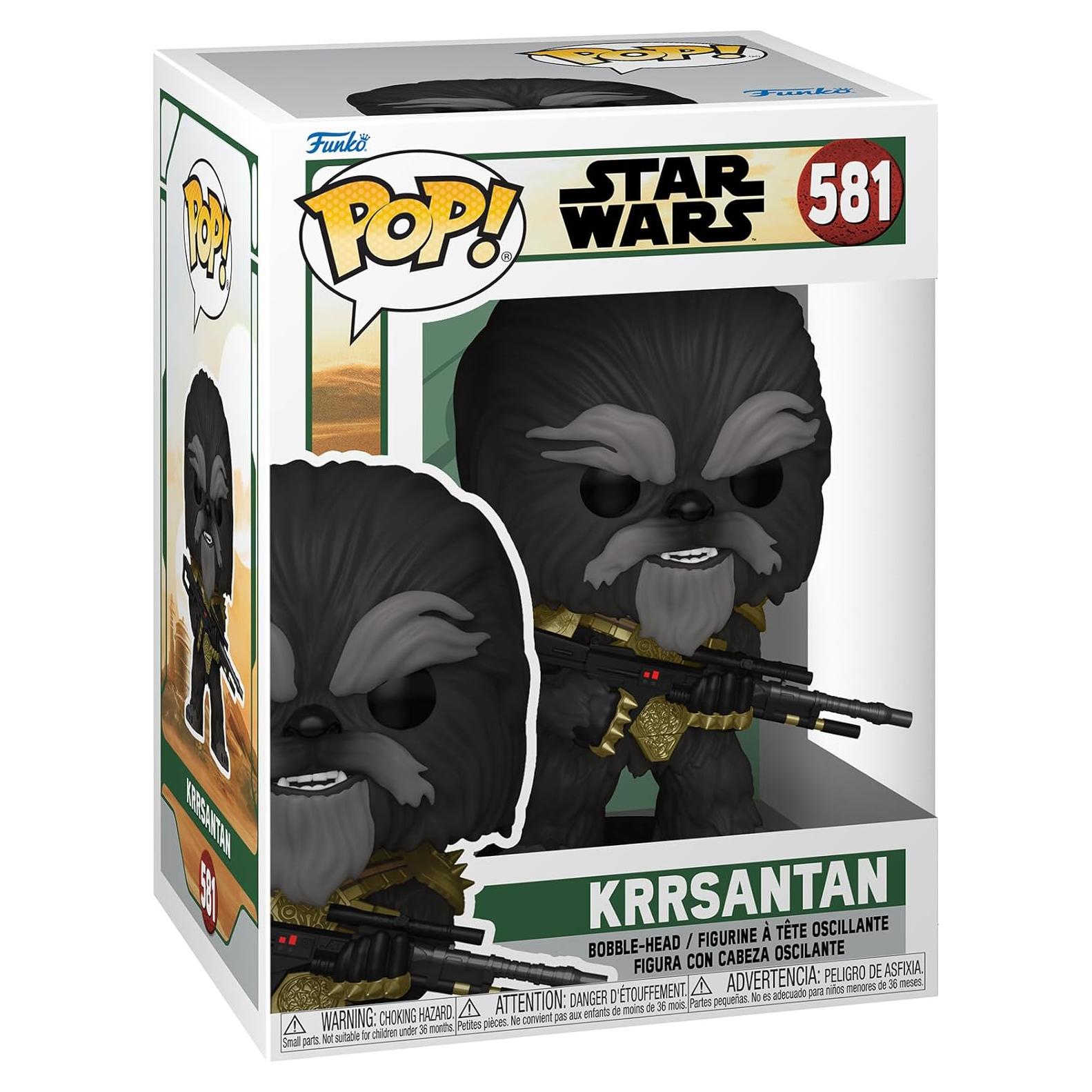 Figura Funko Pop Star Wars Black Krrsantan 12.2 cm Vinilo