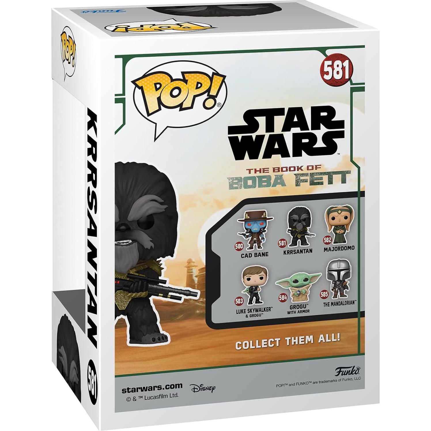 Figura Funko Pop Star Wars Black Krrsantan 12.2 cm Vinilo