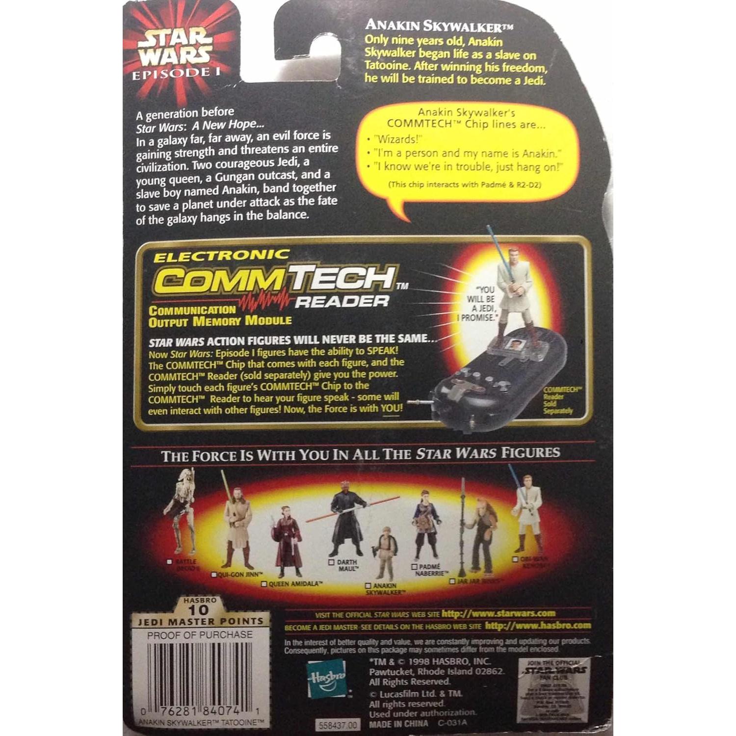 Figura de Acción Anakin Skywalker Star Wars Hasbro 1998