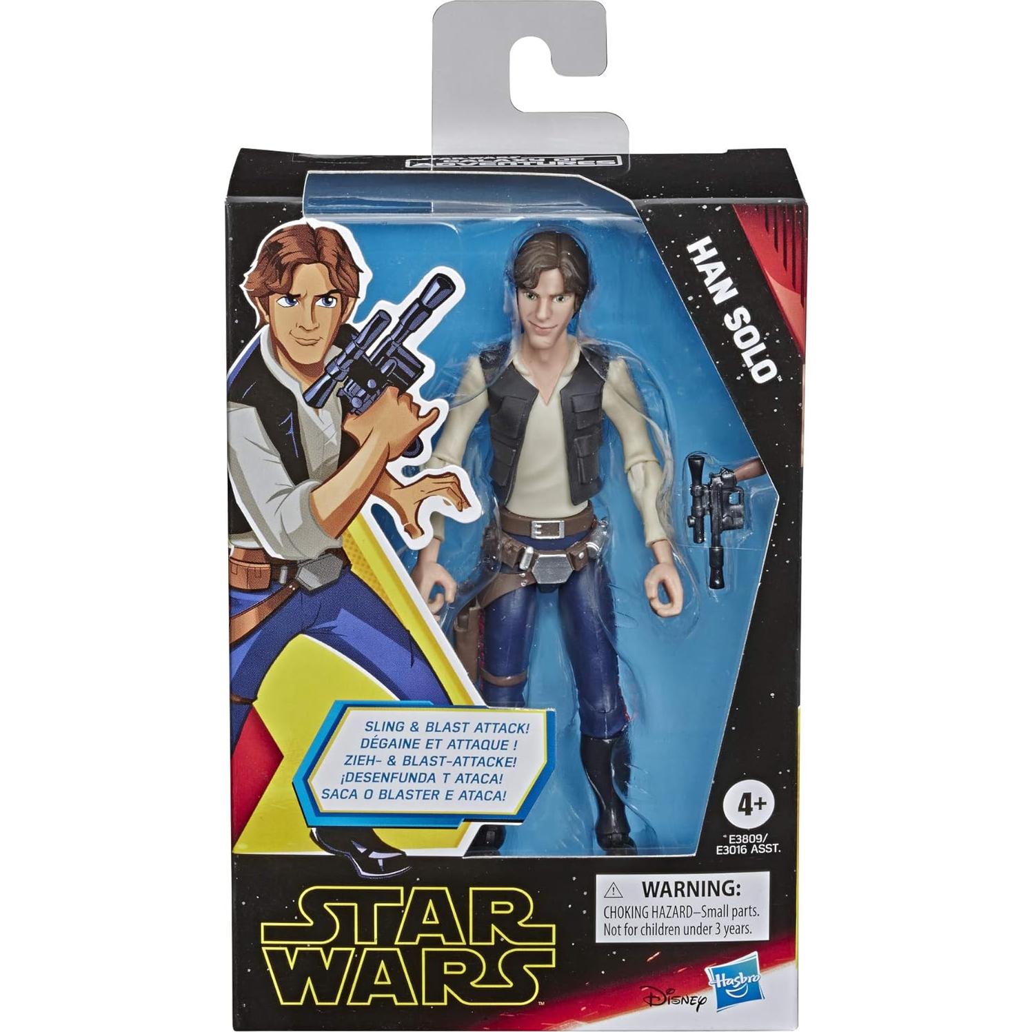 Figura de Acción Han Solo 12.7 cm Star Wars Galaxia de Aventuras
