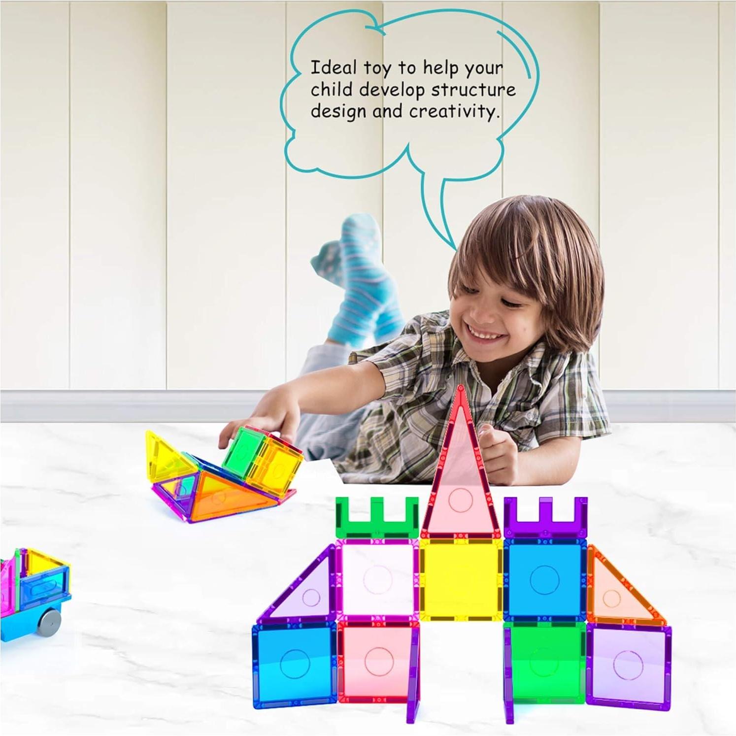 Juguete Magnético Everplay 66 Piezas para Niños 3 Años+