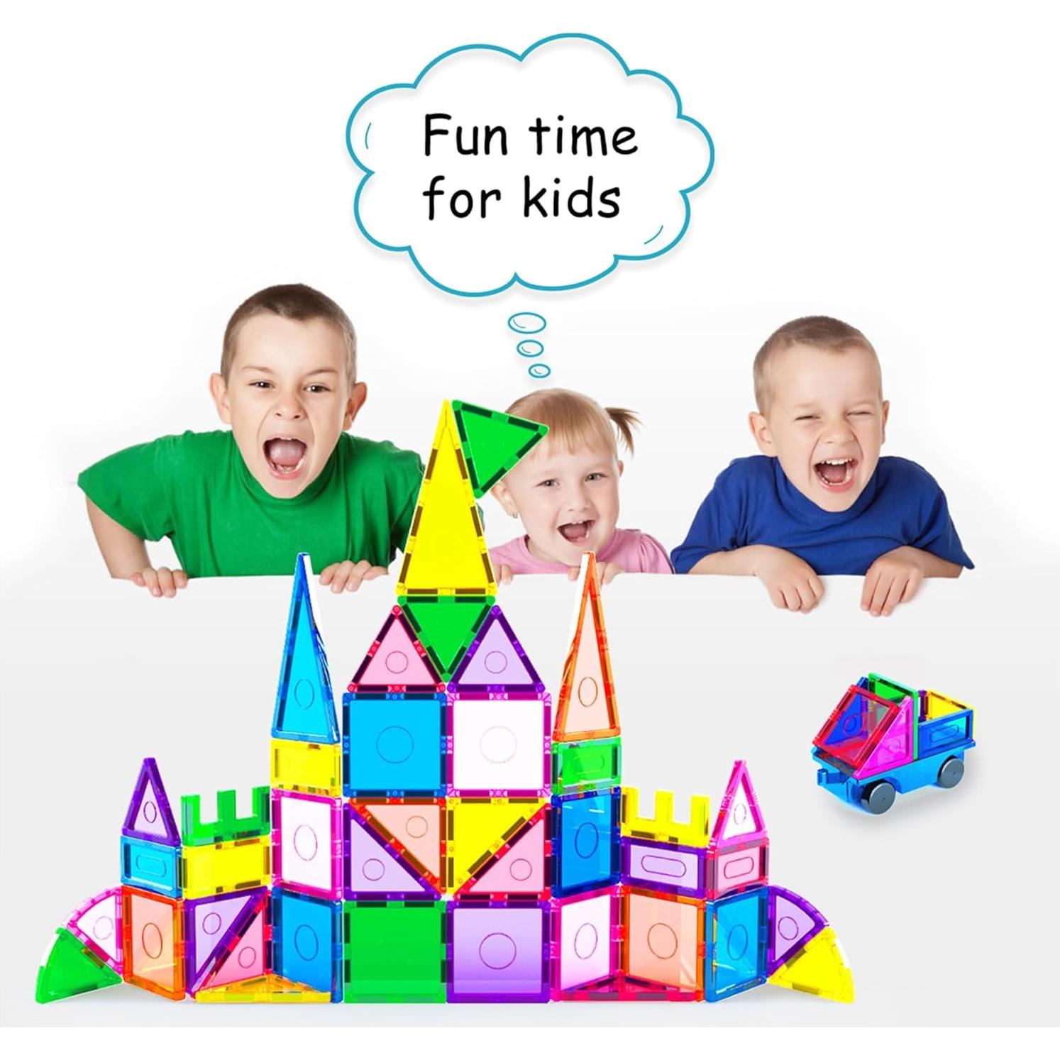 Juguete Magnético Everplay 66 Piezas para Niños 3 Años+