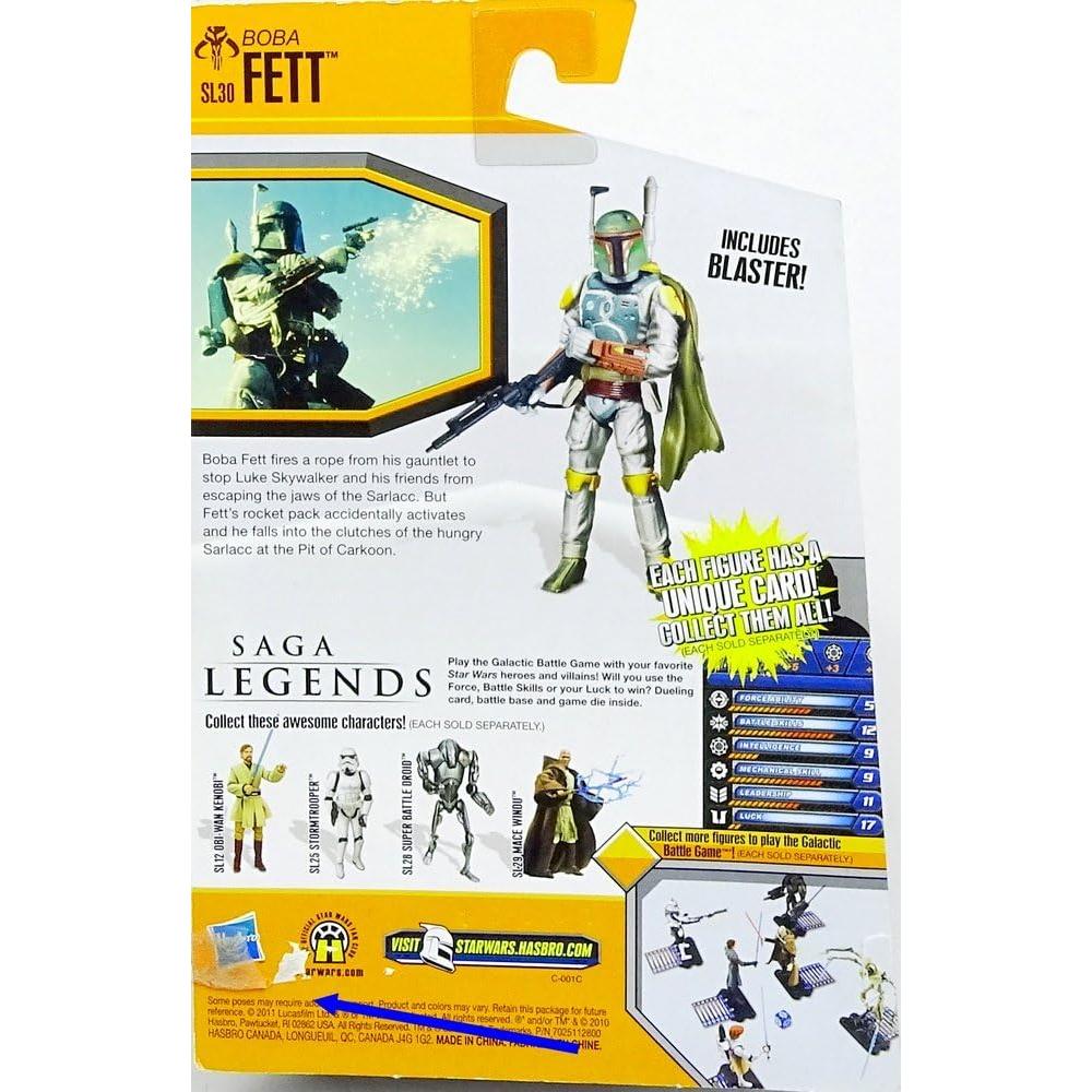 Figura Boba Fett 9.5 cm Hasbro Star Wars Leyendas