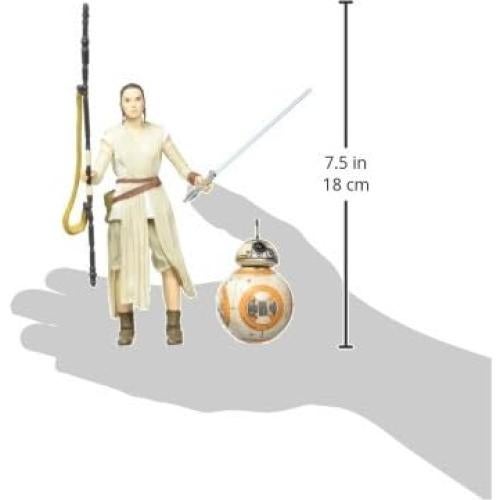 Figuras Star Wars Rey (Jakku) y BB-8 15 cm Hasbro