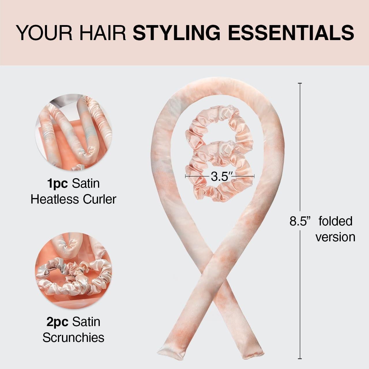 Rizador de Cabello Sin Calor Kitsch - Atardecer Tie Dye