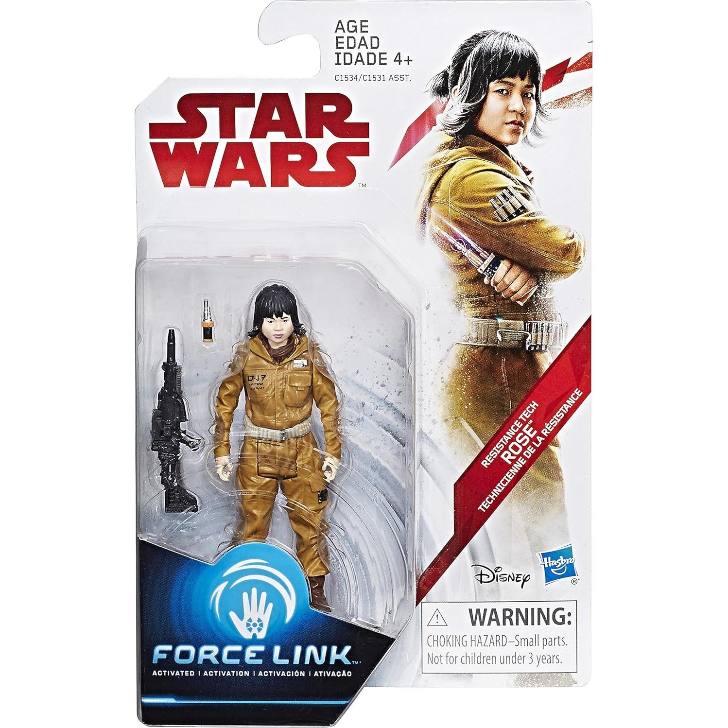 Figura Star Wars Rose Resistencia 9.53 cm con Force Link