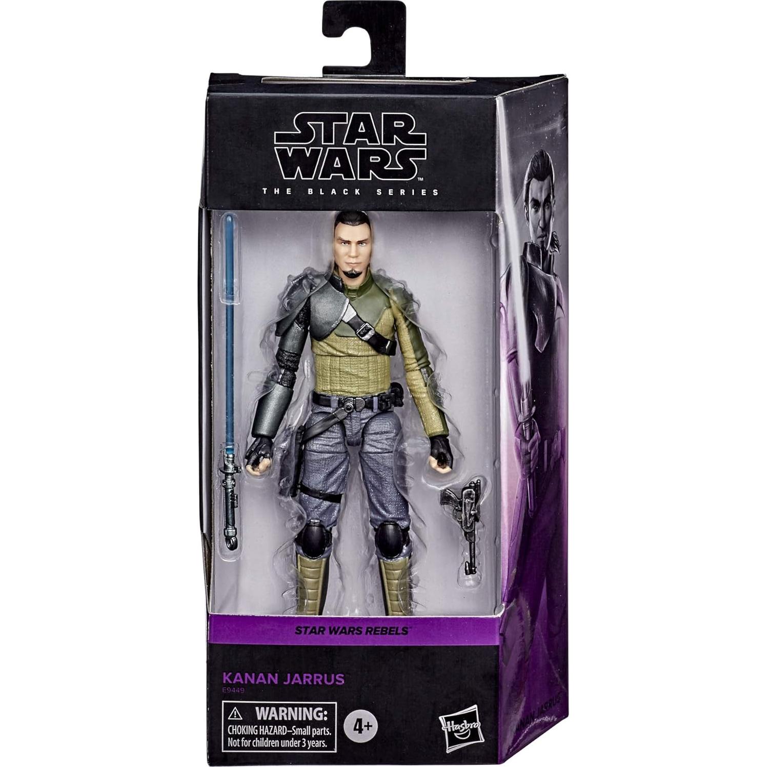 Figura de Acción Kanan Jarrus 15 cm Star Wars La Serie Negra