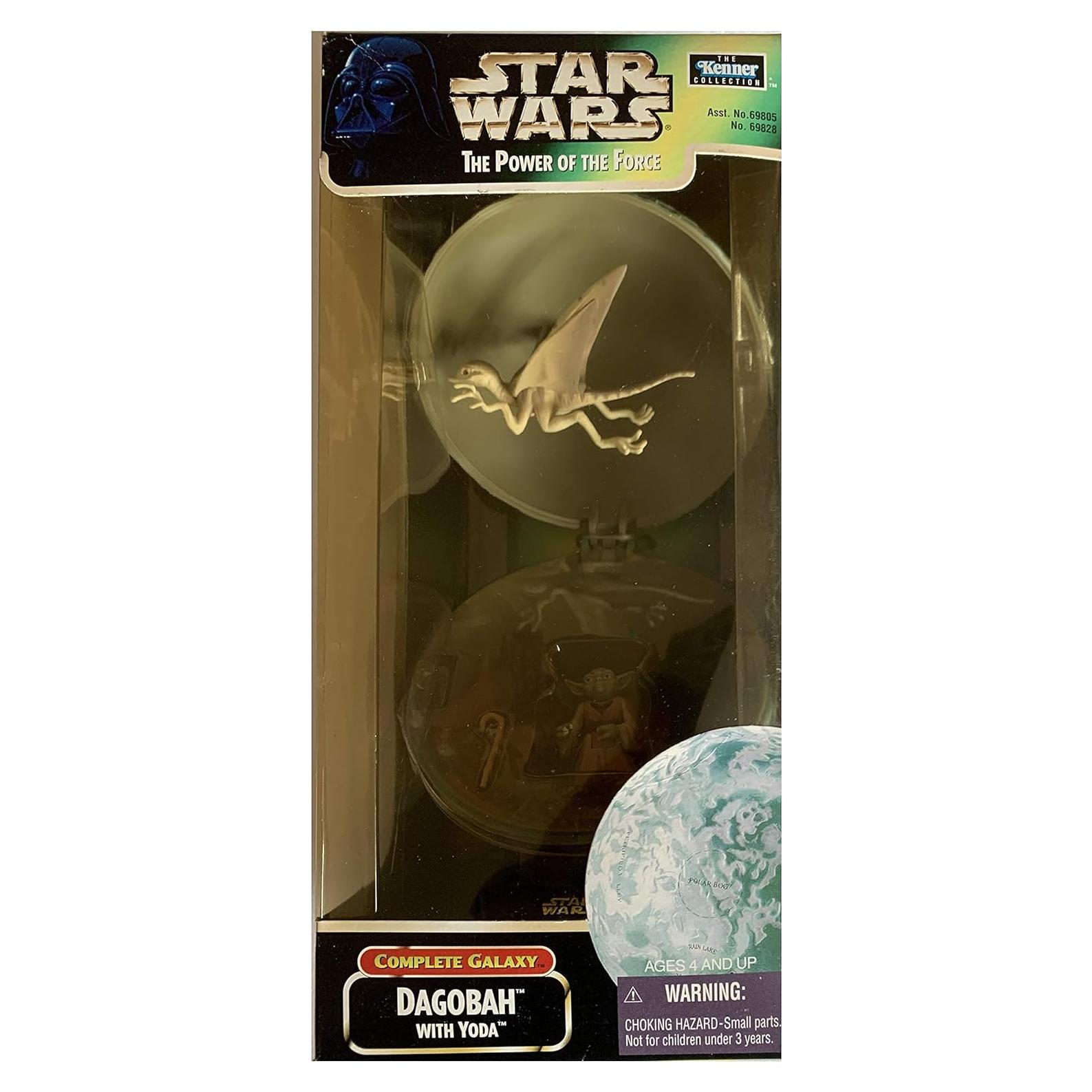 Figura de acción Yoda Star Wars 3.75" Kenner con set