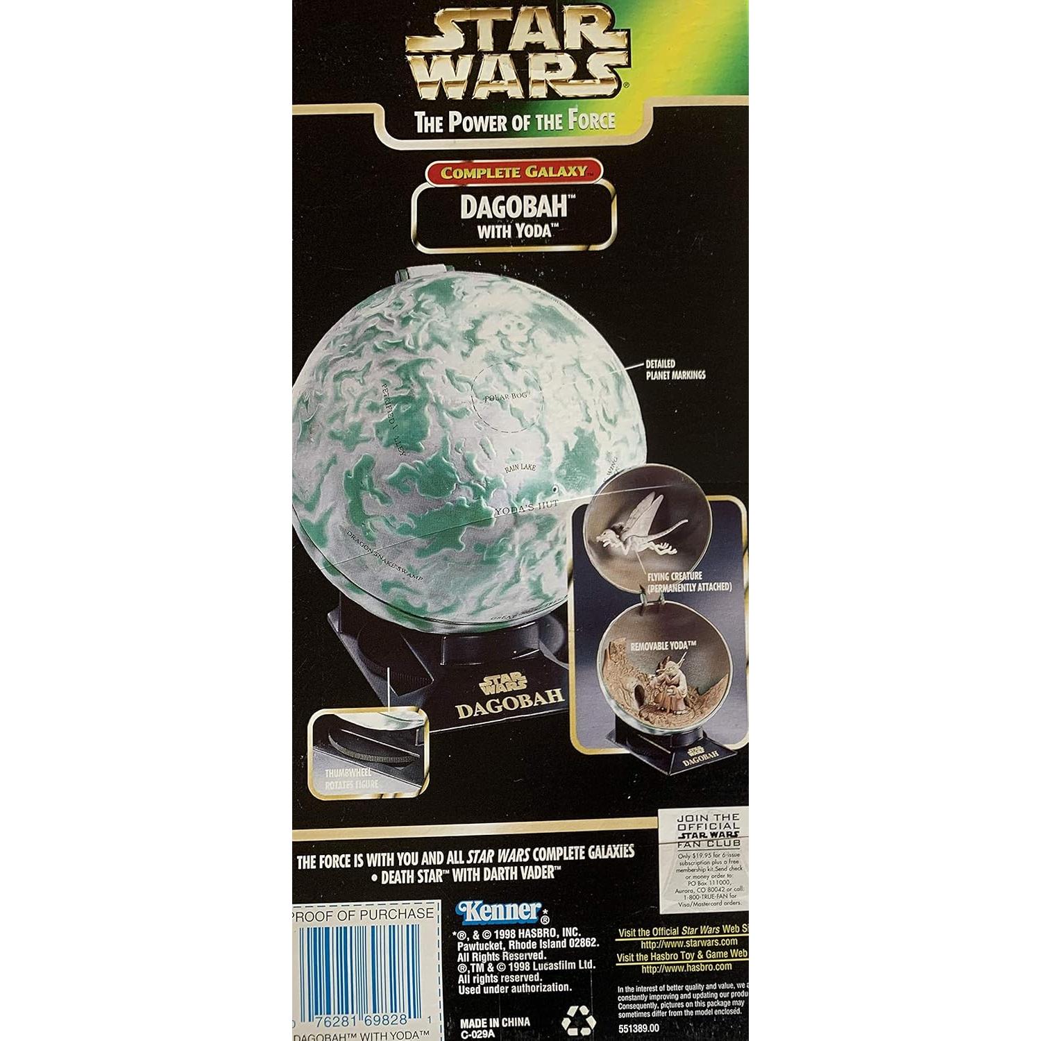 Figura de acción Yoda Star Wars 3.75" Kenner con set