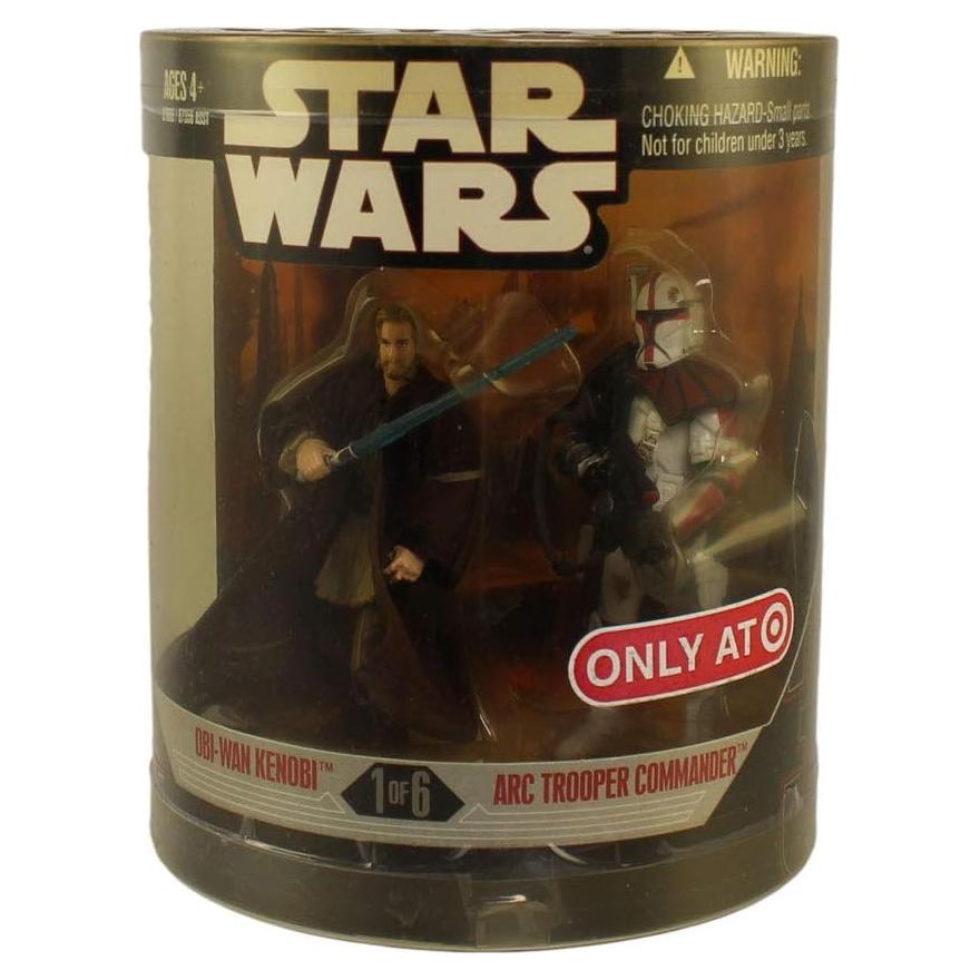 Figuras de Acción Star Wars Hasbro Orden 66 Obi-Wan y ARC Trooper