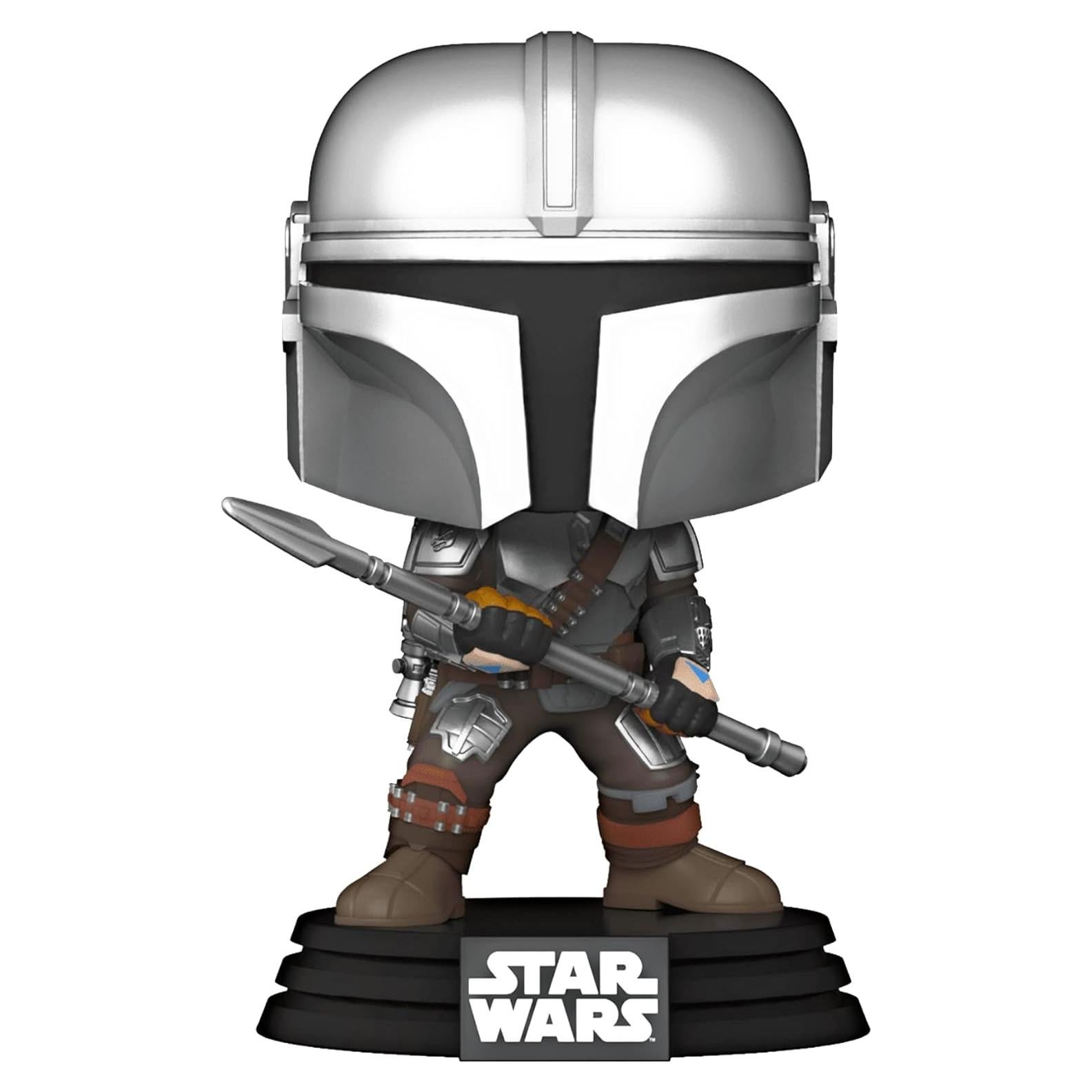 Figura de Acción El Mandaloriano con Bastón Beskar Funko 9.5 cm