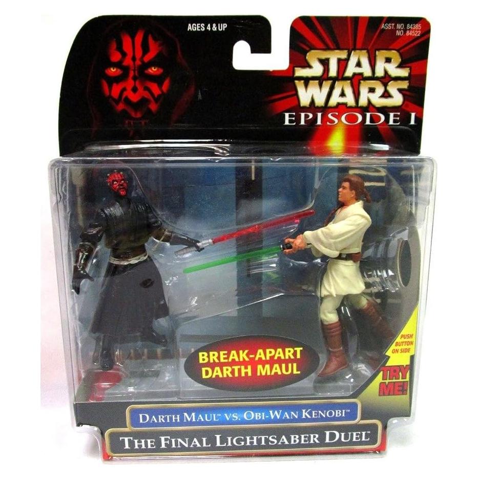 Figuras de Acción Star Wars Hasbro Obi-Wan y Darth Maul 15 cm