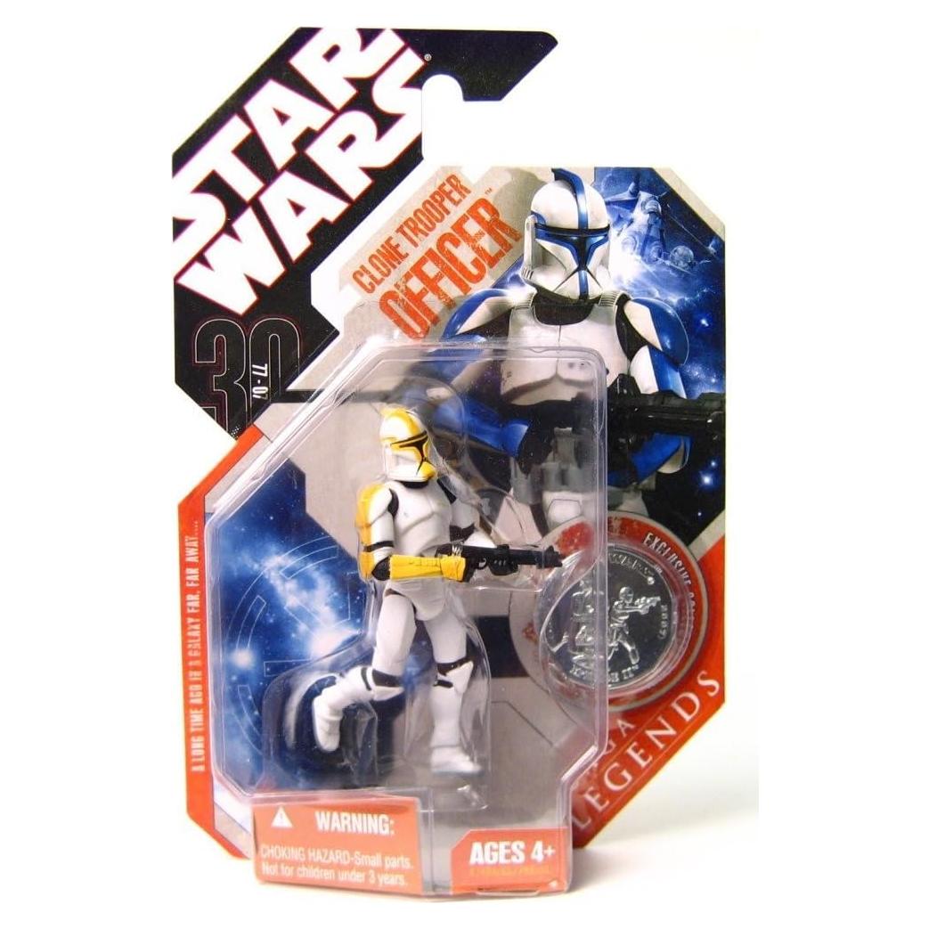 Figura de Acción Clone Trooper 30 Aniversario Hasbro con Moneda