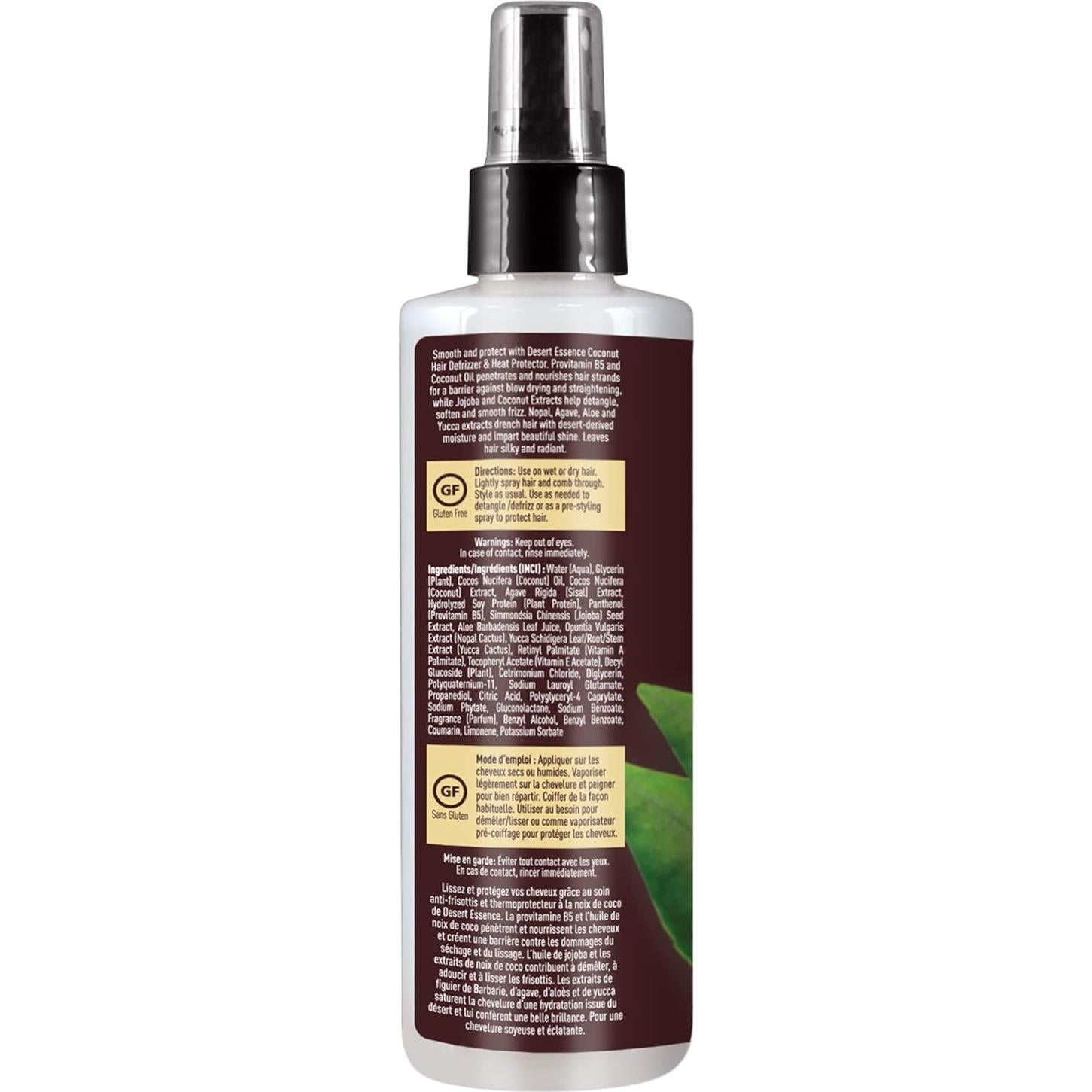 Protector de Cabello Desert Essence 236ml Antifrizz Vegano