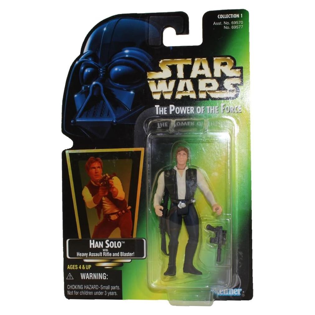 Figura de Acción Star Wars Han Solo con Rifle y Blaster