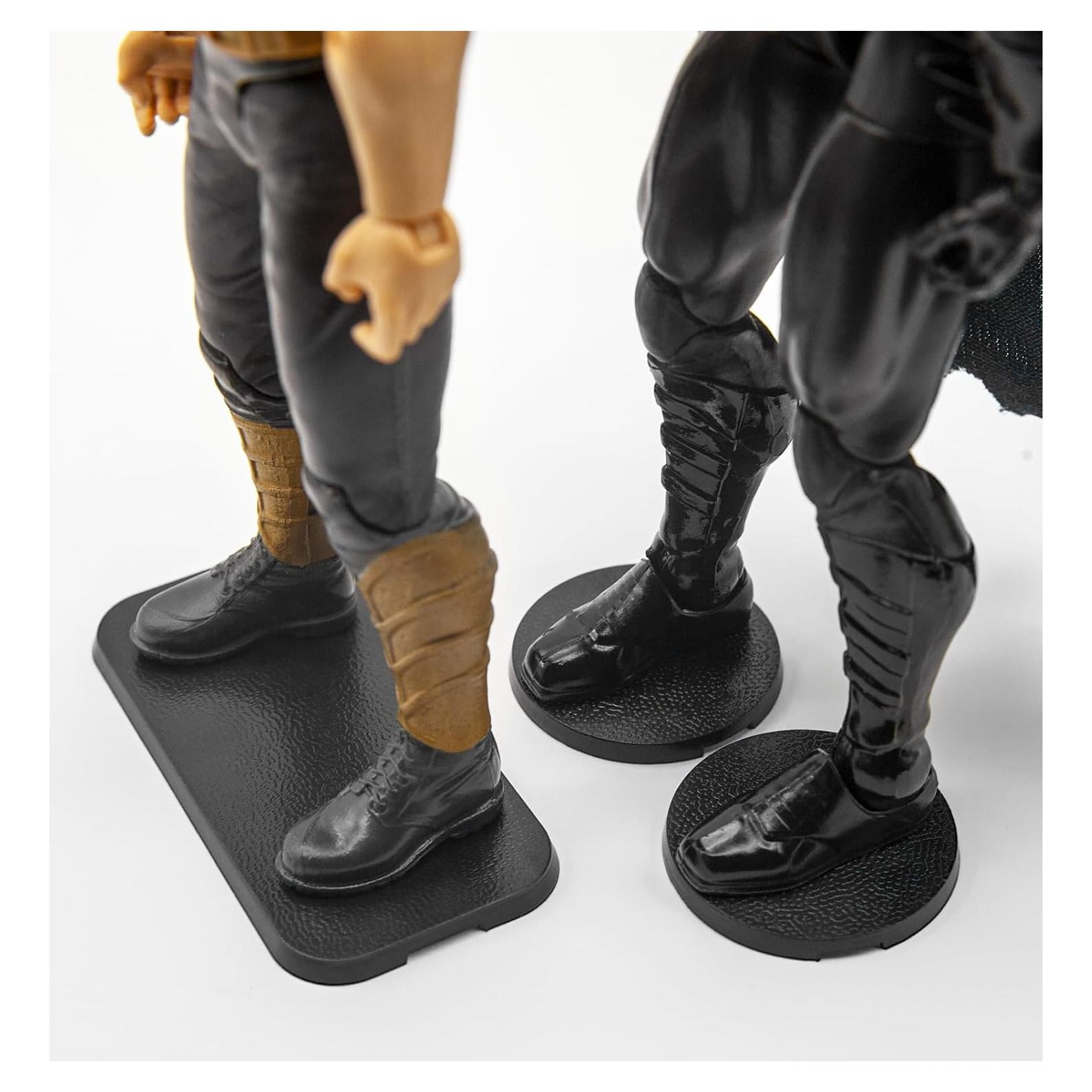 Base de Soporte Plástico Negro EBCO 50 Pcs 32mm para Figuras 15.24cm