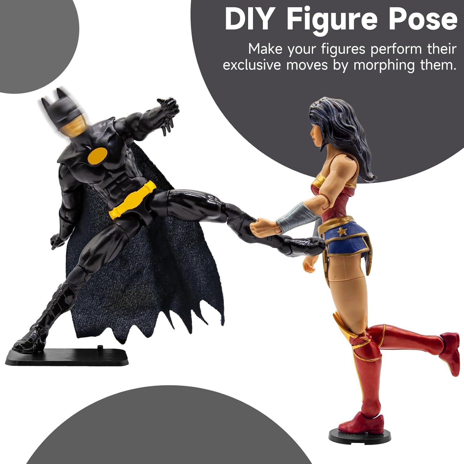 Base de Soporte Plástico Negro EBCO 50 Pcs 32mm para Figuras 15.24cm