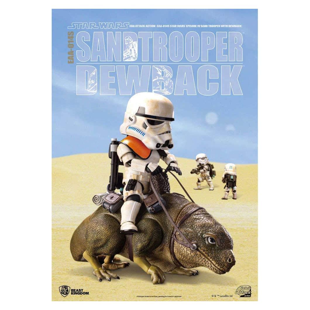 Figura de Acción Dewback y Sandtrooper Beast Kingdom 15 cm