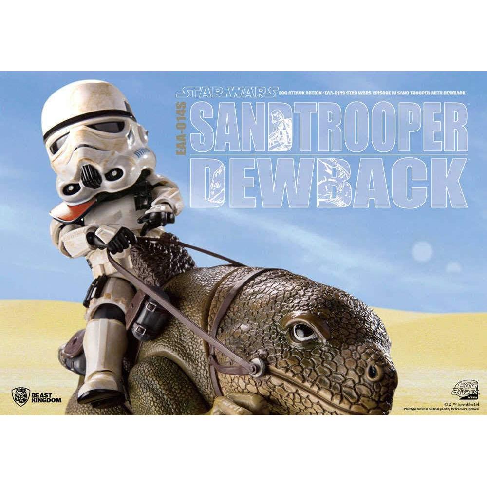 Figura de Acción Dewback y Sandtrooper Beast Kingdom 15 cm