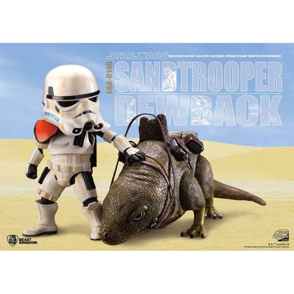 Figura de Acción Dewback y Sandtrooper Beast Kingdom 15 cm