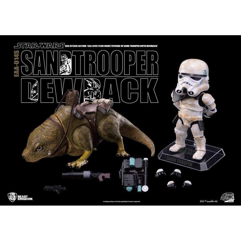 Figura de Acción Dewback y Sandtrooper Beast Kingdom 15 cm