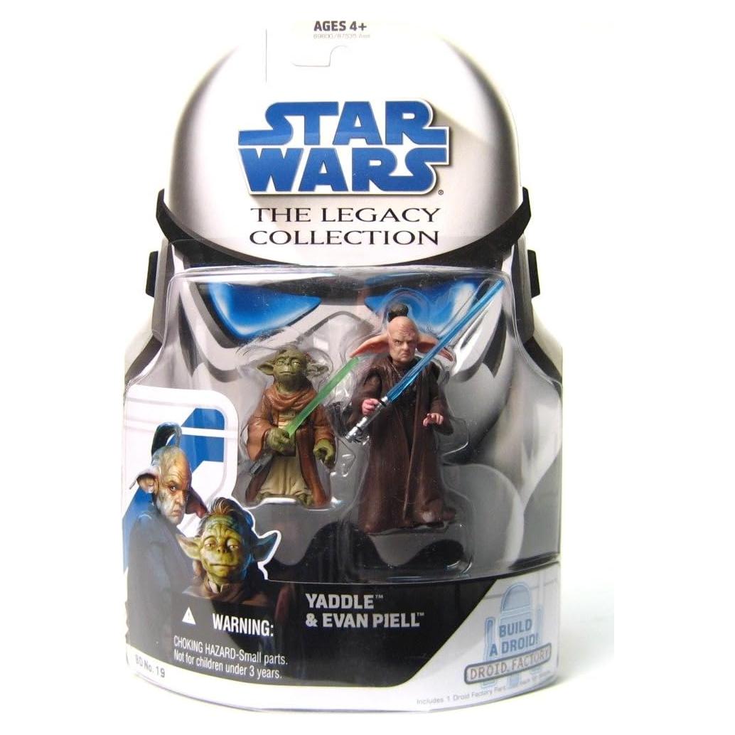 Figura de Acción Star Wars Clone Wars Hasbro Yaddle y Piell