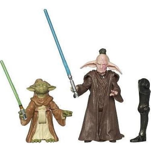 Figura de Acción Star Wars Clone Wars Hasbro Yaddle y Piell