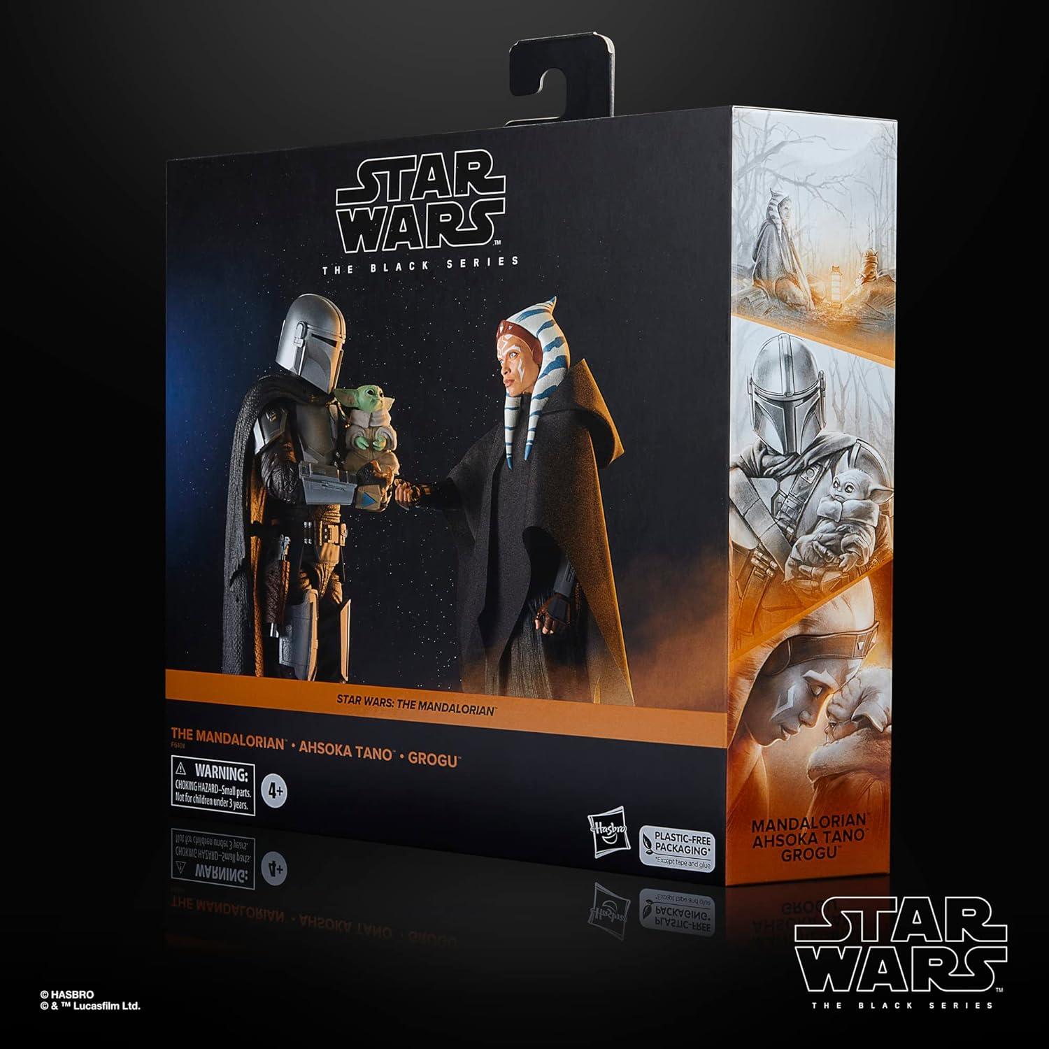 Figuras de Acción Star Wars La Serie Negra 3-Pack 15 cm