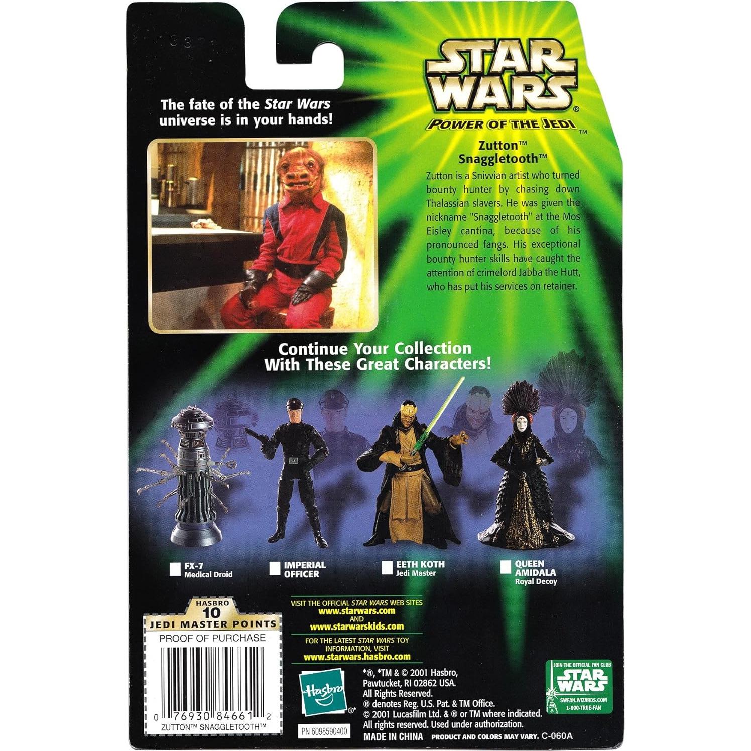 Figura de acción Zutton Snaggletooth Star Wars 10cm