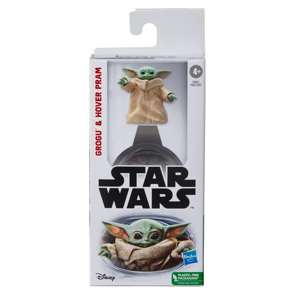 Figura de Acción Grogu con Pram Flotante Hasbro 18.6 cm