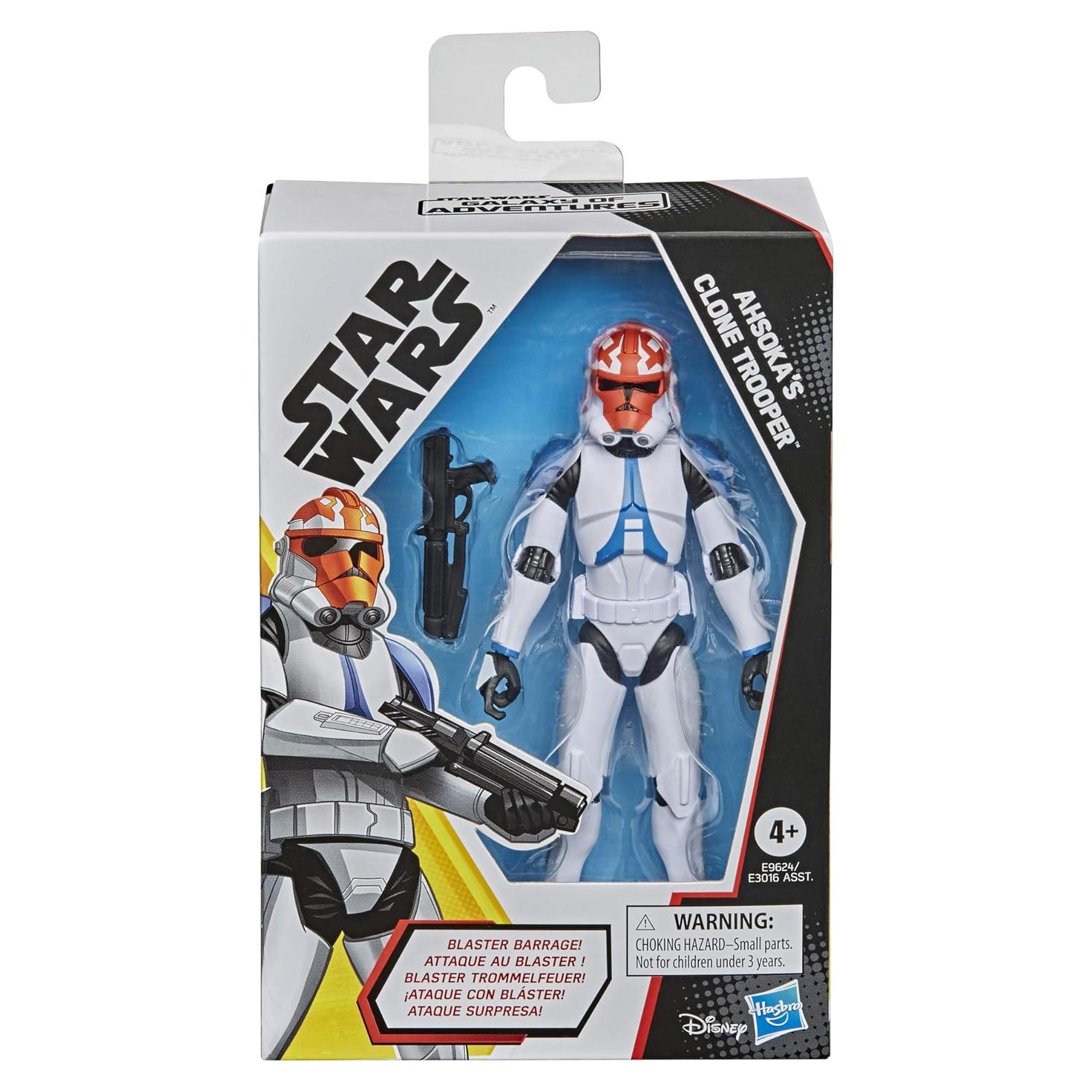 Figura de Acción Clone Trooper Ahsoka Hasbro 10.8 cm con Blaster