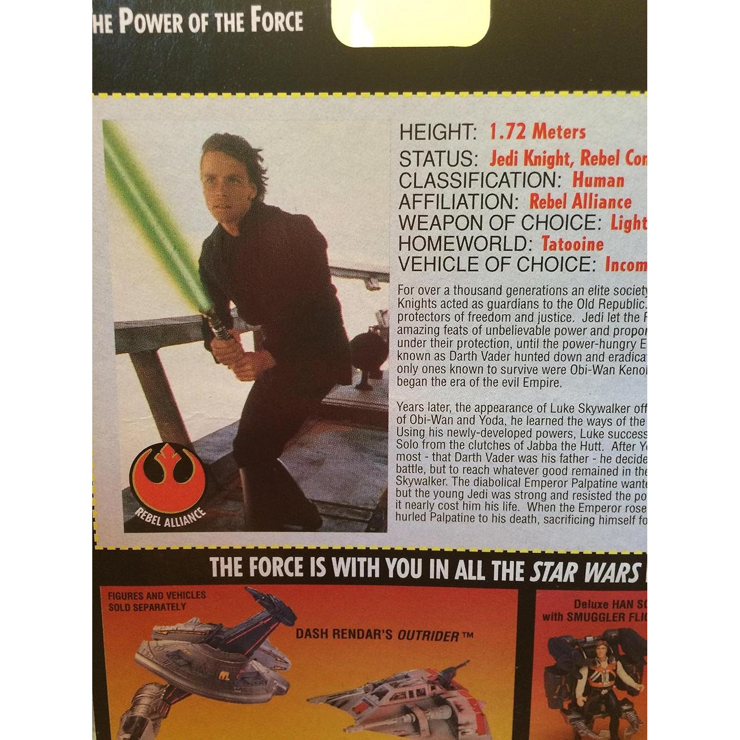 Figura de Acción Luke Skywalker Caballero Jedi Hasbro 22.6cm