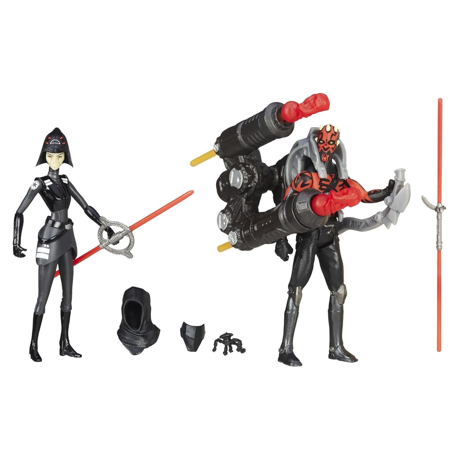 Figura Deluxe Inquisidor y Aprendiz Rojo Star Wars Hasbro