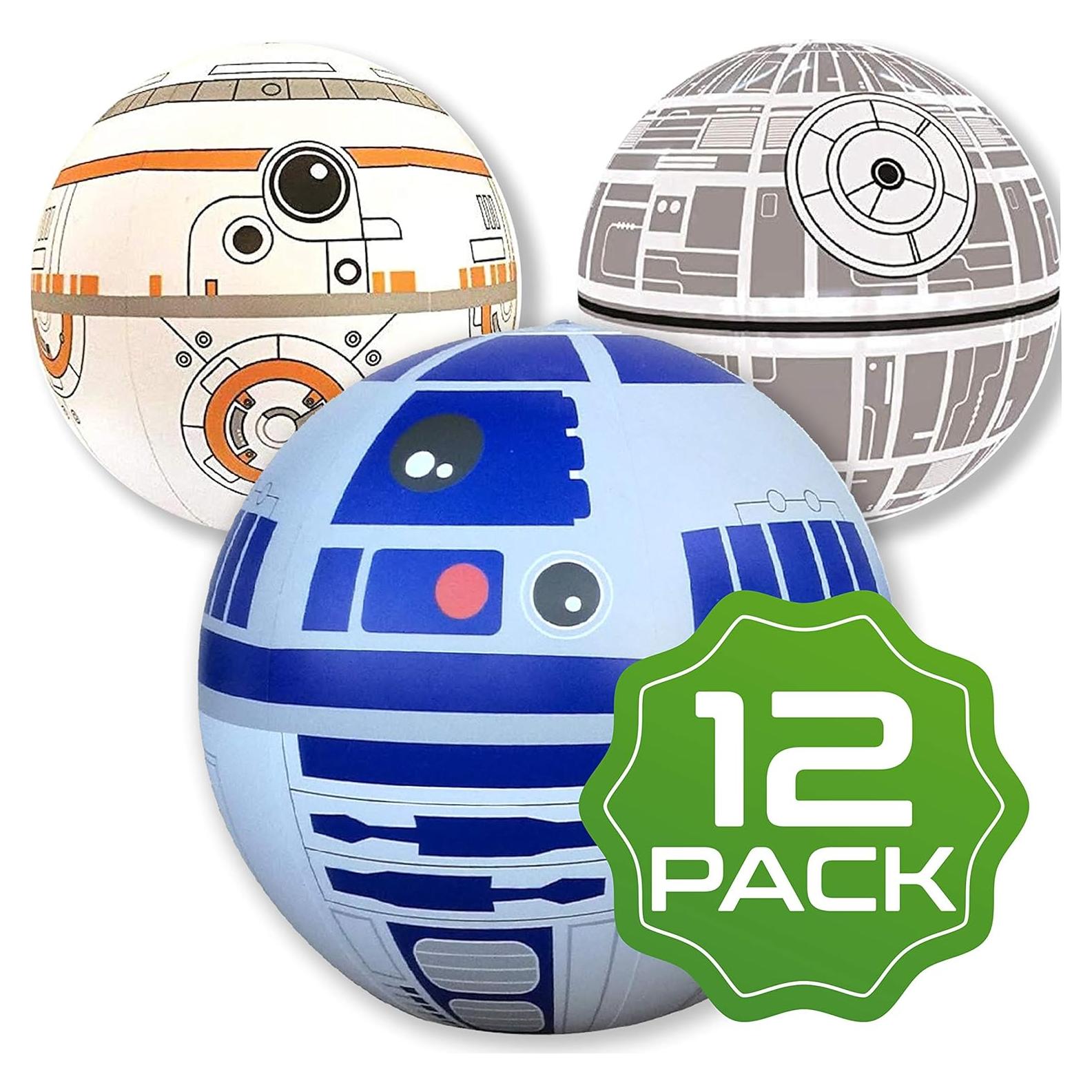 Conjunto de 12 Pelotas Inflables Nacnic - Diversión para Fiestas y Juegos