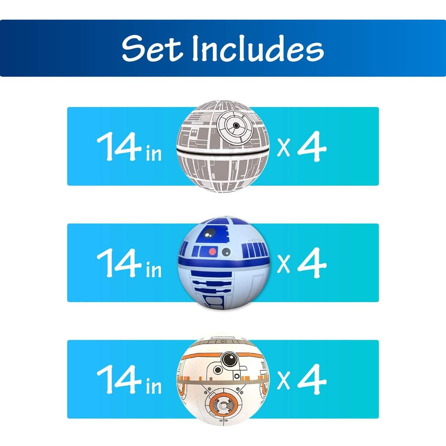 Conjunto de 12 Pelotas Inflables Nacnic - Diversión para Fiestas y Juegos