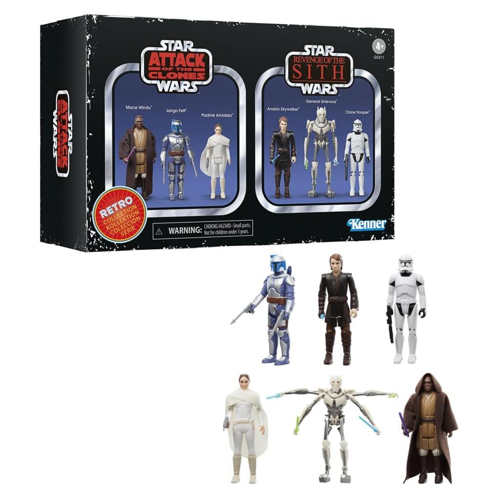 Multipack de Figuras Star Wars Retro - Ataque de los Clones