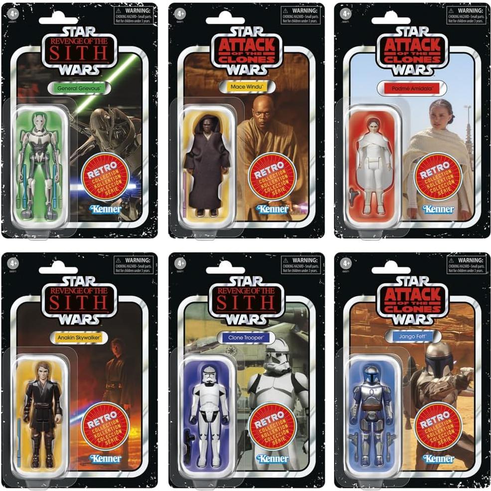 Multipack de Figuras Star Wars Retro - Ataque de los Clones