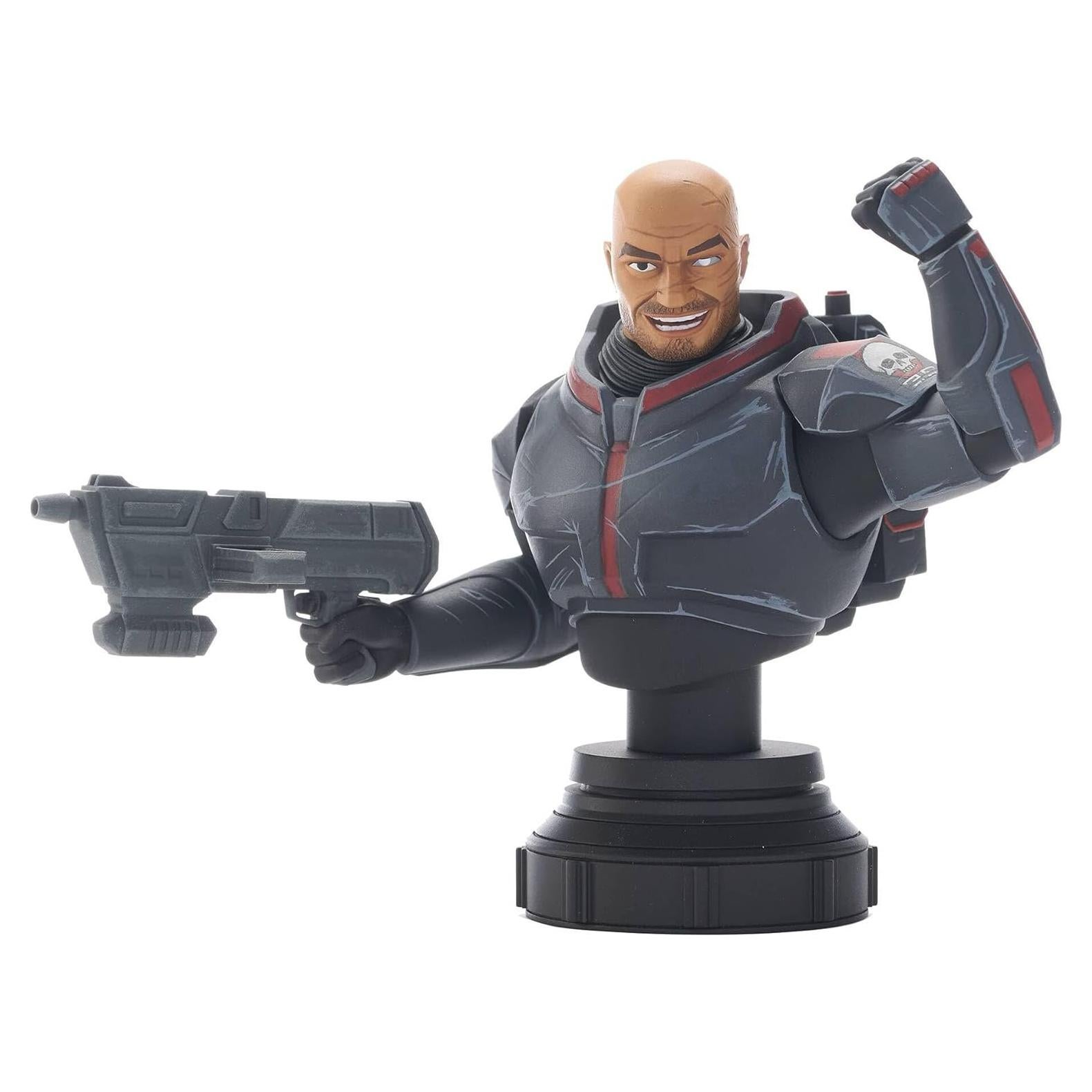 Bust de Wrecker Star Wars The Clone Wars Diamond Select 17.8 cm