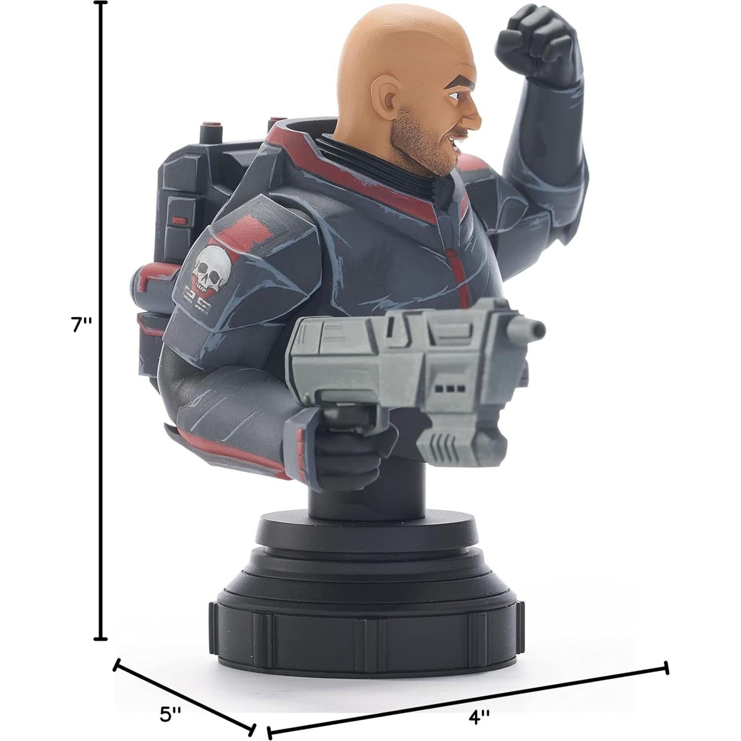 Bust de Wrecker Star Wars The Clone Wars Diamond Select 17.8 cm