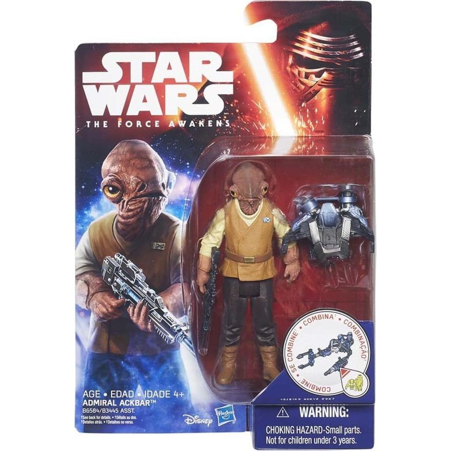 Figura Almirante Ackbar Hasbro 9.5 cm Star Wars El Despertar